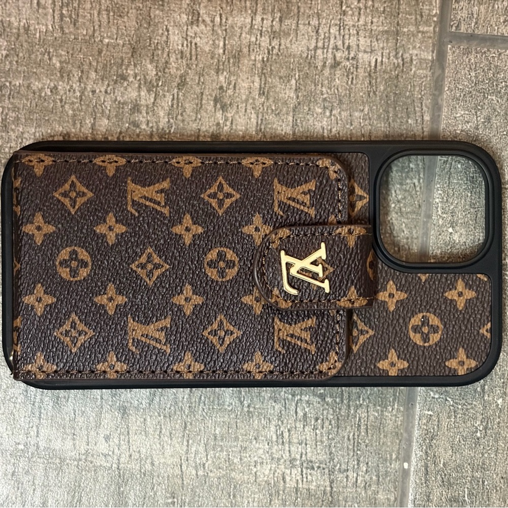 Designer Brown Monogram Phone Case